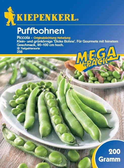 Puffbohne Piccola (175 G) | Puffbohnensamen Von Kiepenkerl 2 Puffbohne Piccola (175 G) | Puffbohnensamen Von Kiepenkerl – Bild 2