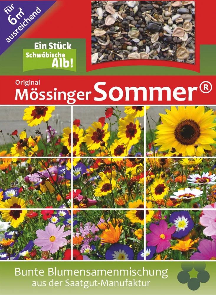 Mössinger Sommer Für 6 M² | Blumenwiese Von Saatgut-Manufaktur 1 Mössinger Sommer Für 6 M² | Blumenwiese Von Saatgut-Manufaktur