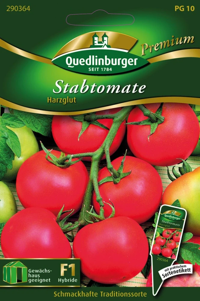 Stabtomaten Harzglut | Stabtomatensamen Von Quedlinburger 1 Stabtomaten Harzglut | Stabtomatensamen Von Quedlinburger
