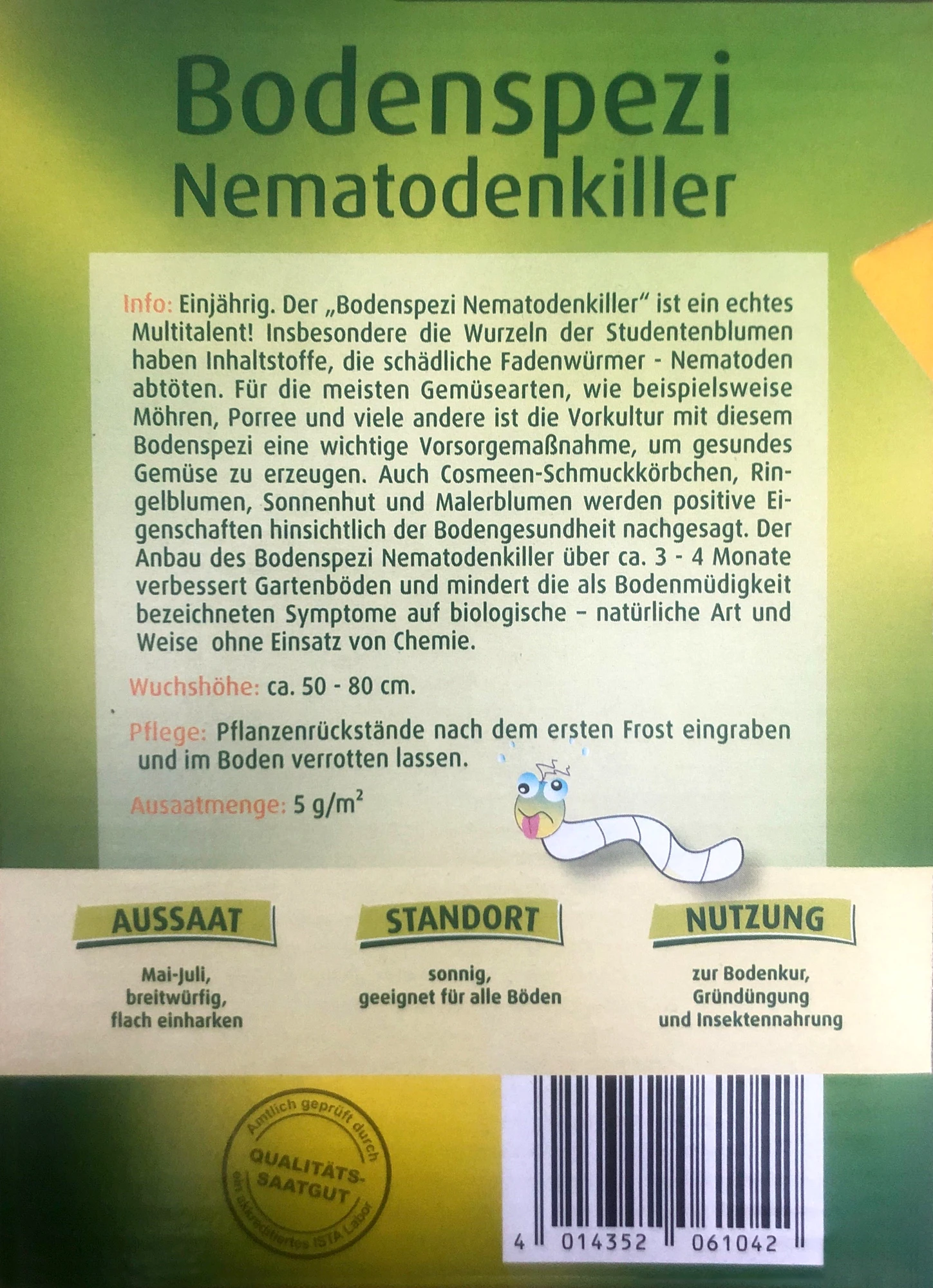 Bodenspezi Nematodenkiller (350 G) | Gründünger Von Quedlinburger 2 Bodenspezi Nematodenkiller (350 G) | Gründünger Von Quedlinburger – Bild 2