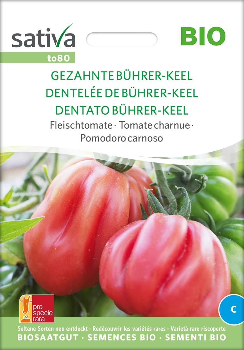 Fleischtomate Gezahnte Bührer-Keel | BIO Fleischtomatensamen Von Sativa Rheinau 1 Fleischtomate Gezahnte Bührer-Keel | BIO Fleischtomatensamen Von Sativa Rheinau