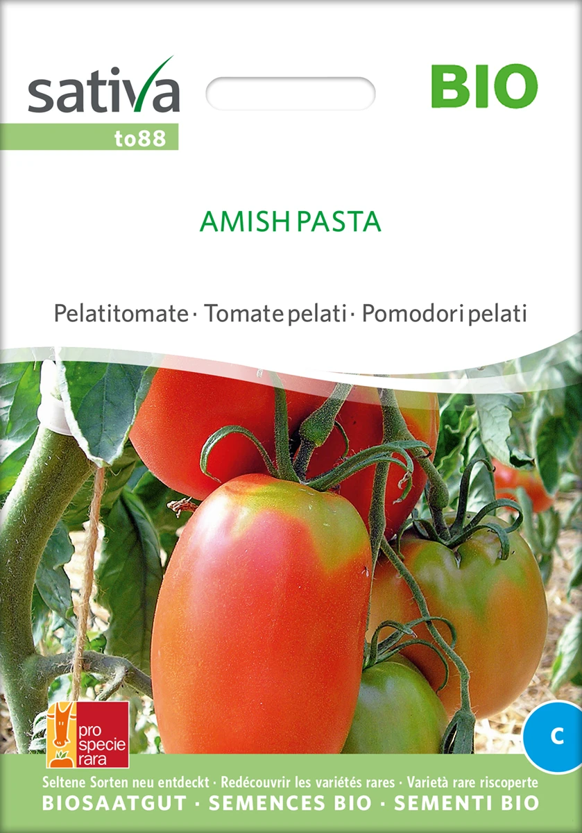 Pelatitomate Amish Pasta | BIO Tomatensamen Von Sativa Rheinau 2 Pelatitomate Amish Pasta | BIO Tomatensamen Von Sativa Rheinau – Bild 2
