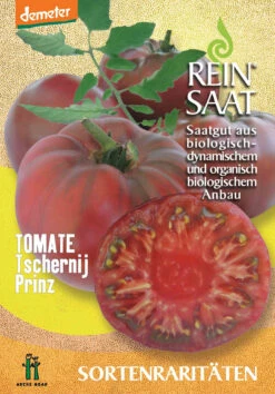 Fleischtomate Tschernij Prinz | BIO Fleischtomatensamen Von Reinsaat