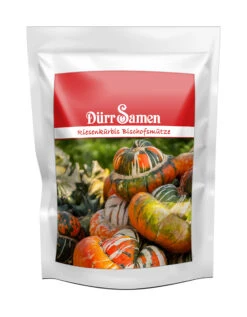 Riesenkürbis Bischofsmütze 100 Korn | Riesenkürbissamen Von Samenhaus