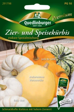 Essbare Zier- &amp; Speisekürbis | Zierkürbissamen Von Quedlinburger