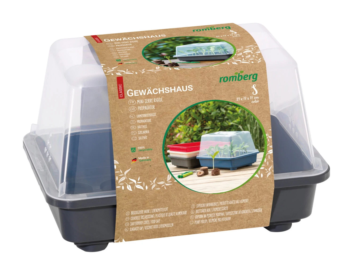 Gewächshaus S COLOR (4 Farben) | Zimmergewächshaus Von Romberg 1 Gewächshaus S COLOR (4 Farben) | Zimmergewächshaus Von Romberg