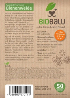 Bienenweide Region Nord-West (mehrjährig, 50 G) | Bienenwiese Von Biobalu 6 Bienenweide Region Nord-West (mehrjährig, 50 G) | Bienenwiese Von Biobalu -Elho || Compo Verkäufe 543483 Bienenweide Region Nord West mehrjaehrig 50 g 1