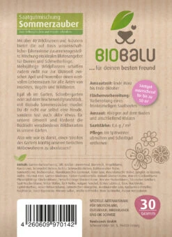 Saatgutmischung Sommerzauber (30 G) | Bienenwiese Von Biobalu 9 Saatgutmischung Sommerzauber (30 G) | Bienenwiese Von Biobalu -Elho || Compo Verkäufe 547420 Bienenweide Sommerzauber 30 g 2