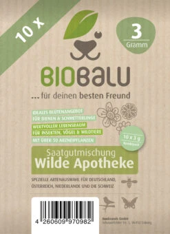 Wilde Apotheke (10 Stück) | Wildblumenwiese Von Biobalu -Elho || Compo Verkäufe 554551 Wilde Apotheke 10 Stueck BB1026 1