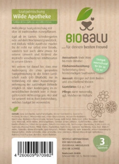 Wilde Apotheke (10 Stück) | Wildblumenwiese Von Biobalu -Elho || Compo Verkäufe 554551 Wilde Apotheke 10 Stueck BB1026 2