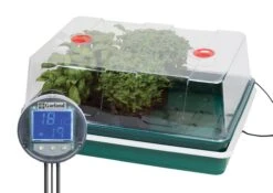 Elektrisches Zimmergewächshaus Mit Temperaturregelung | Zimmergewächshaus Von Garland 8 Elektrisches Zimmergewächshaus Mit Temperaturregelung | Zimmergewächshaus Von Garland -Elho || Compo Verkäufe 558812 59 x 41 x 26 5 cm Elektrisches Zimmergewaechshaus mit Steuerung mit EU Stecker G193EU gl 0