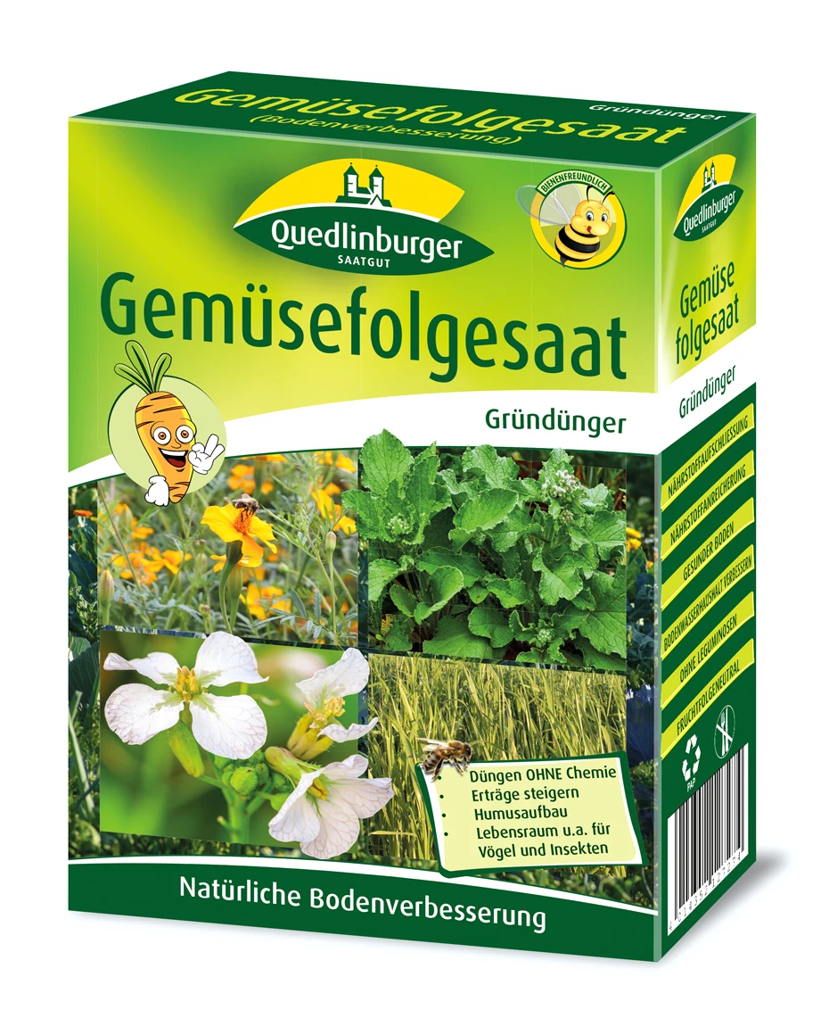 Gemüsefolgesaat (250 G) | Bodenverbesserung Von Quedlinburger 1 Gemüsefolgesaat (250 G) | Bodenverbesserung Von Quedlinburger