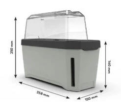 HARRY HERBS Kräutertopf Hellgrau | Kräutertöpfe Von Gusta Garden -Elho || Compo Verkäufe 560334 HARRY HERBS hellgrau 100B10 gg 9