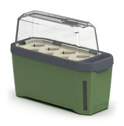 HARRY HERBS Kräutertopf Dunkelgrün | Kräutertöpfe Von Gusta Garden