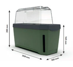 HARRY HERBS Kräutertopf Dunkelgrün | Kräutertöpfe Von Gusta Garden -Elho || Compo Verkäufe 560338 HARRY HERBS dunkelgruen 103B10 gg 9