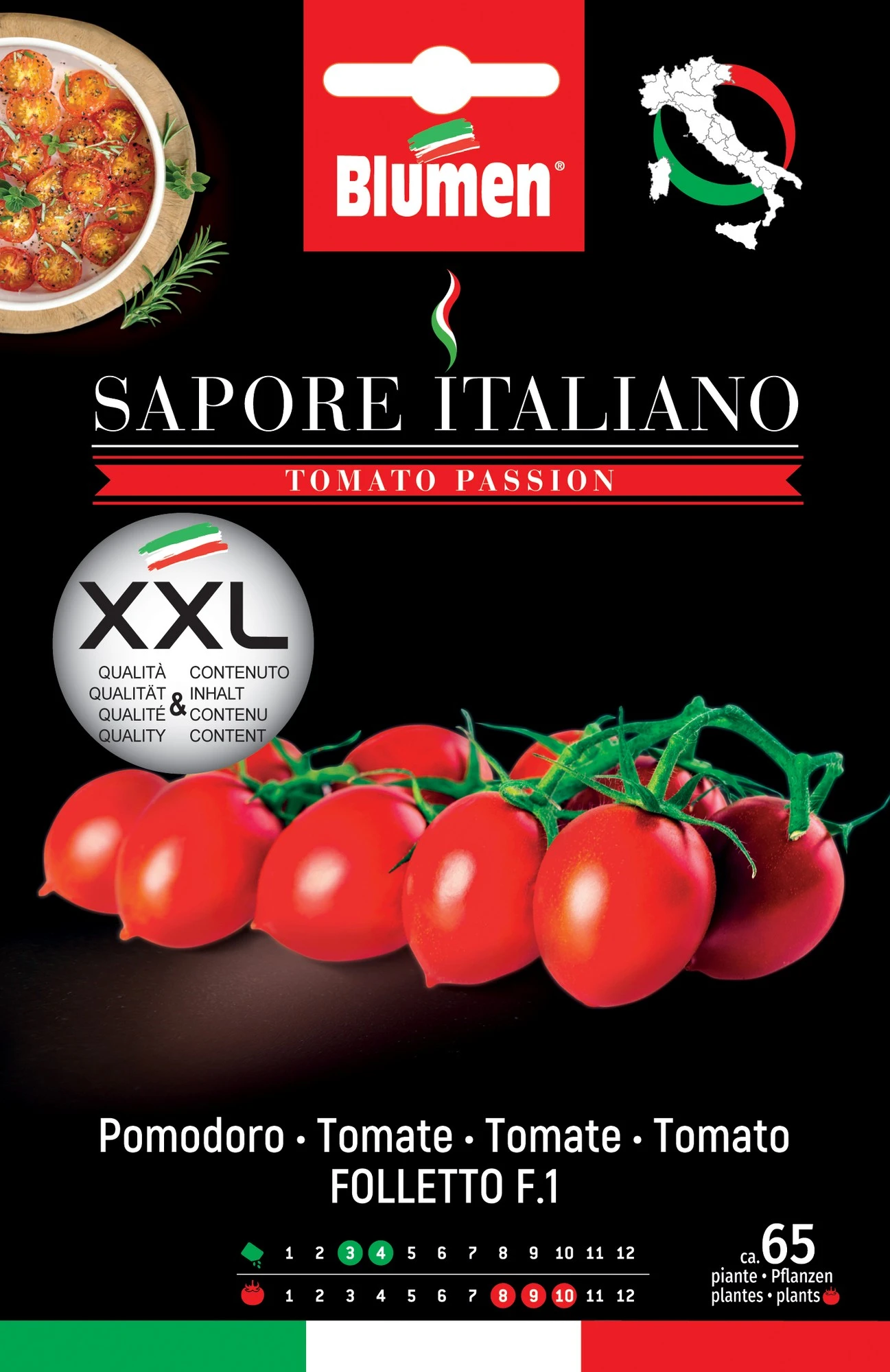 Tomate Sapore Italiano Folletto F1 | Tomatensamen Von BLUMEN Group 1 Tomate Sapore Italiano Folletto F1 | Tomatensamen Von BLUMEN Group