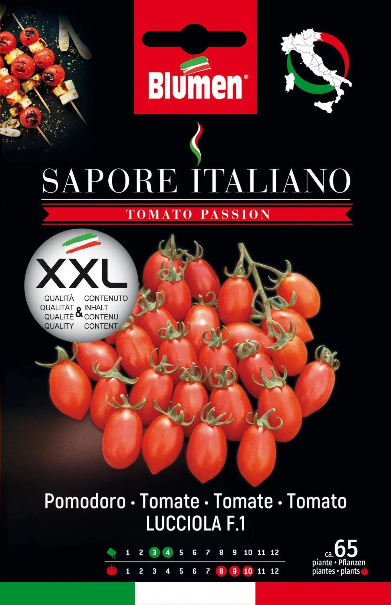 Tomate Sapore Italiano Lucciola F1 | Tomatensamen Von BLUMEN Group 1 Tomate Sapore Italiano Lucciola F1 | Tomatensamen Von BLUMEN Group