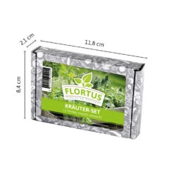 HARRY HERBS &amp; FLORTUS Kräuter Set | Anzuchtsets Von FLORTUS -Elho || Compo Verkäufe 562699 HARRY HERBS und FLORTUS Kraeuter Set 2000 2387 blau 10